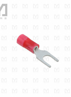 171551-1【CONN SPADE TERM 18-22AWG M4 RED】