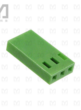 925366-3【CONN RCPT HSNG 3POS .100 GREEN】
