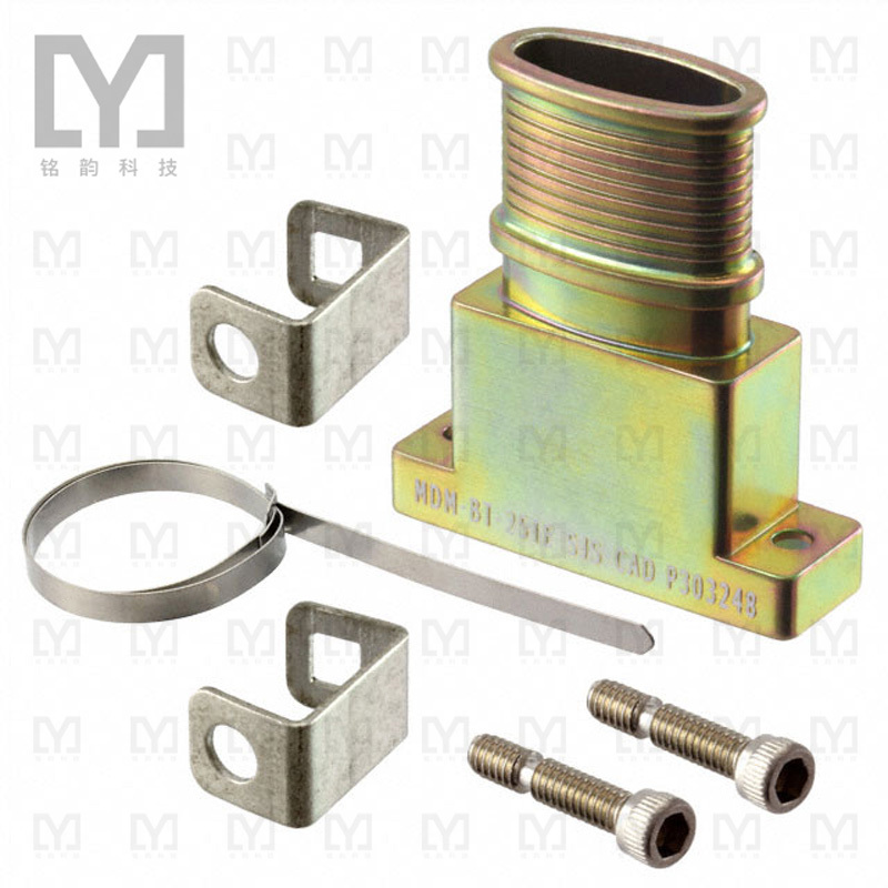 MDM-BT-25TE-SJS-CAD【CONN BACKSHELL 25POS 180DEG SHLD】