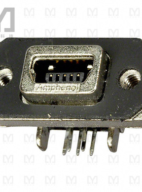 MUSBB15134【CONN RCPT USB2.0 MINI B PCB R/A】