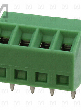 1751112【TERM BLOCK 4POS 55DEG 3.5MM PCB】