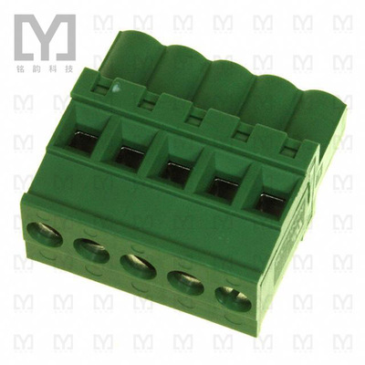 284040-5【TERM BLOCK PLUG 5POS 270DEG 5MM】