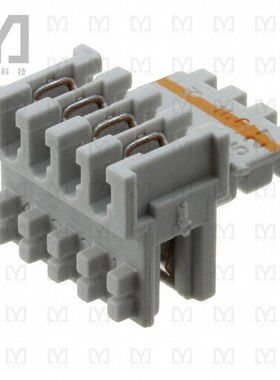 284932-4【CONN RCPT 4POS IDC 22-24AWG TIN】