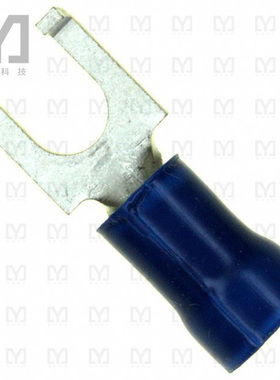 53874-1【CONN SPADE TERM 14-16AWG #8 BLU】