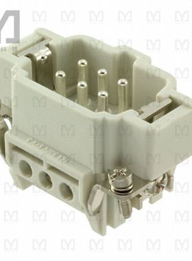 0936010215【6P + PE MALE INSERT 16A 500V/UL】