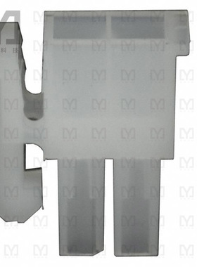 106527-2【CONN RECEPT 2POS W/POSTIVE LOCK】