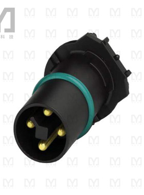 1406396【CONN MALE INSERT 4POS GOLD SLDR】