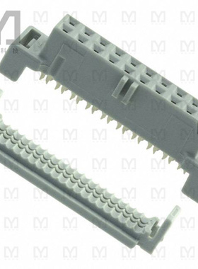 158220-012015【CONN SOCKET 20POS IDC 28AWG GOLD】