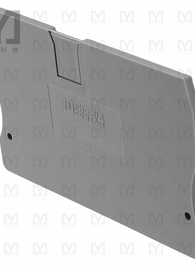 3036644【CONN TERM BLK END PLATE GRAY】