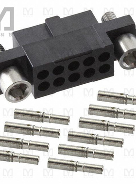 M80-4801042【CONN RCPT 10POS CRIMP 22AWG GOLD】