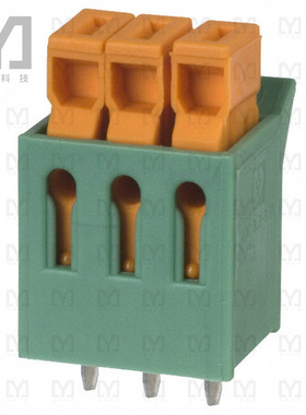 1706183【TERM BLK 3P SIDE ENT 3.81MM PCB】