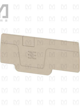 1521510000【CONN TERM BLK END PLATE BEIGE】