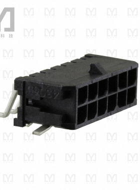 0430451211【CONN HEADER SMD R/A 12POS 3MM】