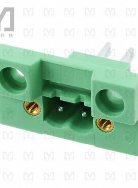 0710028【TERM BLK HEADER 2POS GREEN】