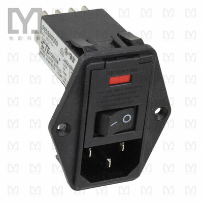 9-6609955-9【PWR ENT MOD RCPT IEC320-C14 PNL】