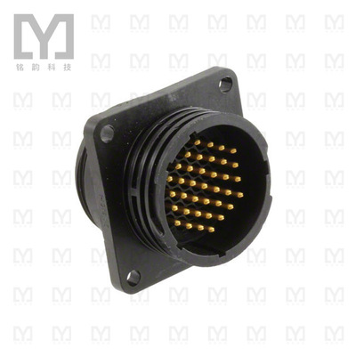 1-206934-1【CONN RCPT MALE 37POS GOLD SOLDER】