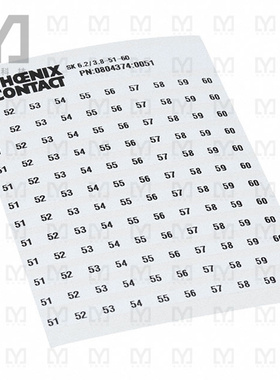 0804374:0051【MARKER CARD PRINTED HORIZONTALLY】