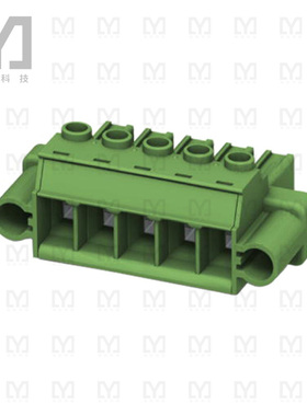 1777862【TERM BLOCK PLUG 5POS STR 7.62MM】