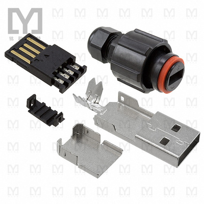 1954637-1【CONN PLUG USB2.0 TYPEA 4POS SLD】