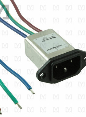 FN9222B-3-07【PWR ENT RCPT IEC320-C14 PNL WIRE】