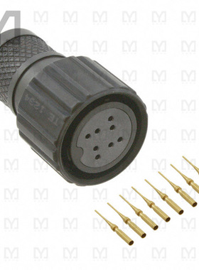 2102353-6【CONN PLUG FMALE 8POS GOLD CRIMP】