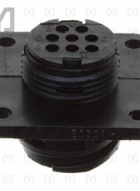 205841-1【CONN RCPT HSNG MALE 8POS PNL MNT】