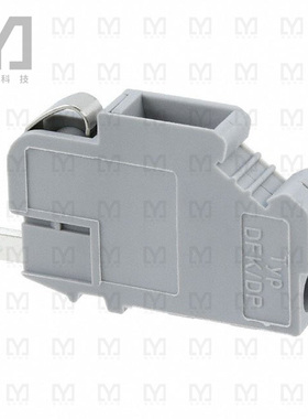 0708030【TERM BLK SCREW CLAMP 1POS GRAY】