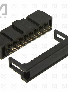 101-166【CONN SOCKET 16POS IDC GOLD】