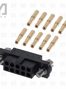 M80-4611005【CONN RCPT 10POS CRIMP 24-28AWG】