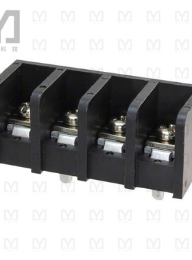 0389690004【CONN BARRIER STRIP 4CIRC 0.5'】