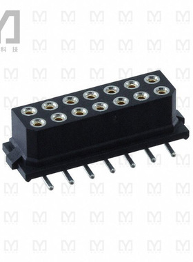 M80-6811442【CONN RCPT 14POS 0.079 GOLD SMD】