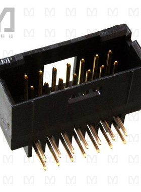 5-103167-4【CONN HEADER R/A 14POS 2.54MM】