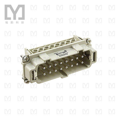 C146 10A016 002 1【INSERT MALE 16POS+1GND SCREW】