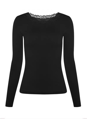 A54/恒温棉柔纯色简约长袖一字领秋衣保暖内衣 H000103/JC1529B