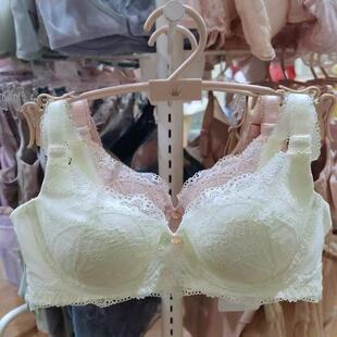 黛安Florale优雅蝶恋砖石杯调整内衣女蕾丝透气文胸16R9037