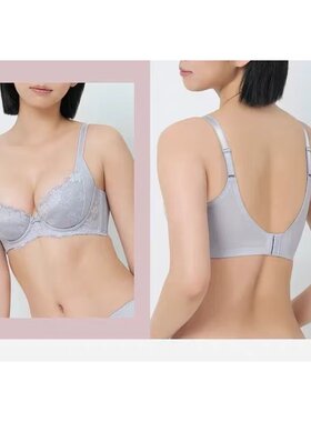黛安逆龄木兰聚拢调整型内衣加宽收副乳蕾丝文胸 16R9053/87P2528