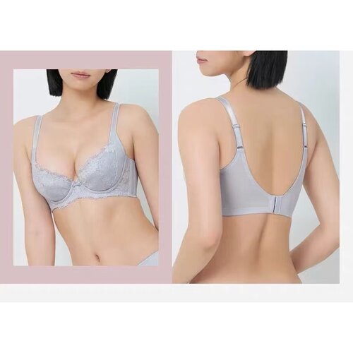 黛安逆龄木兰聚拢调整型内衣加宽收副乳蕾丝文胸 16R9053/87P2528