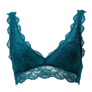 1602 无钢圈文胸11 水盈繁花蕾丝美背内衣夏季 薄款