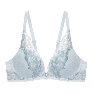 1528性感蕾丝舒适中等加厚摸板聚拢肤色 文胸11 无钢圈深V款