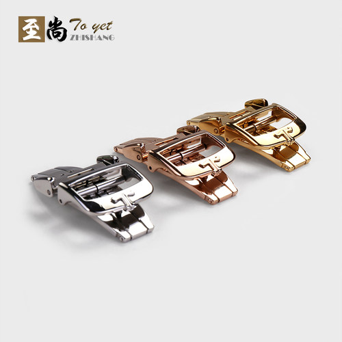 积款不锈钢蝴蝶扣皮带表扣表带扣