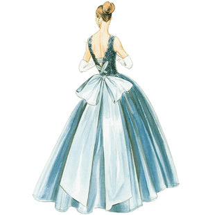 浅蓝色蕾丝拼接婚纱礼服连衣裙欧美夏季 dresses 量身定制tailored