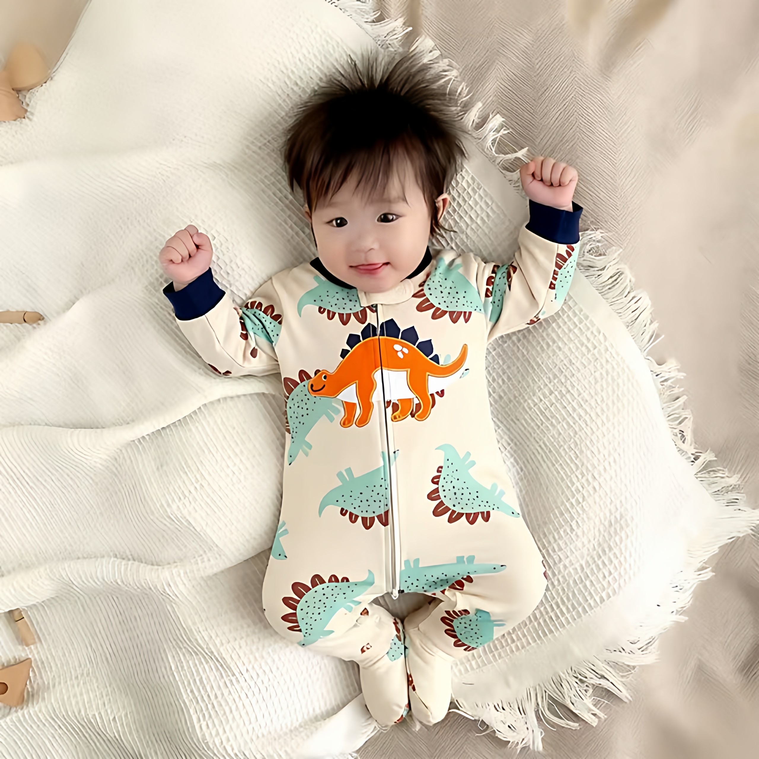 外贸童装春男女宝宝长袖包脚连体衣纯棉哈衣婴儿爬服新生儿睡衣服,童装/婴儿装/亲子装,连身衣/爬服/哈衣,淘宝优惠券,粉丝福利购,淘宝优惠卷