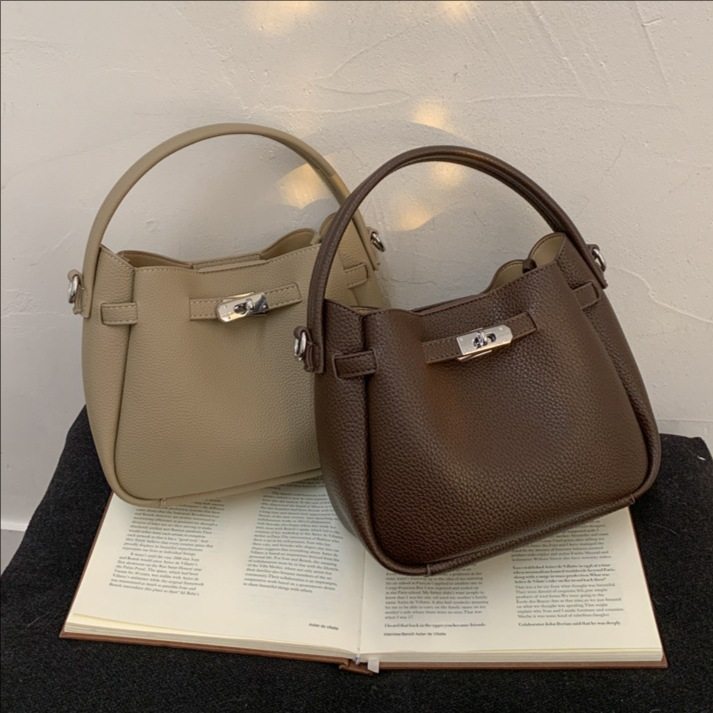 高级感手提菜篮子水桶包包女式2026新款百搭高级感轻奢单肩斜挎包,箱包皮具/热销女包/男包,水桶包,淘宝优惠券,粉丝福利购,淘宝优惠卷