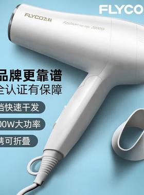 飞科电吹风机2000w冷热风家用可折叠大功率不伤发吹风筒FH6232