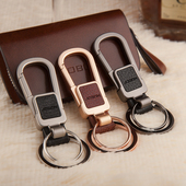 中邦汽车钥匙扣皮质男生腰挂高端高级感挂件钥匙男士 挂钩车锁匙扣