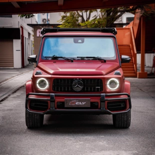 适用于奔驰G级W464 AMGG63前杠中网轮眉后杠后唇包围 W465改装