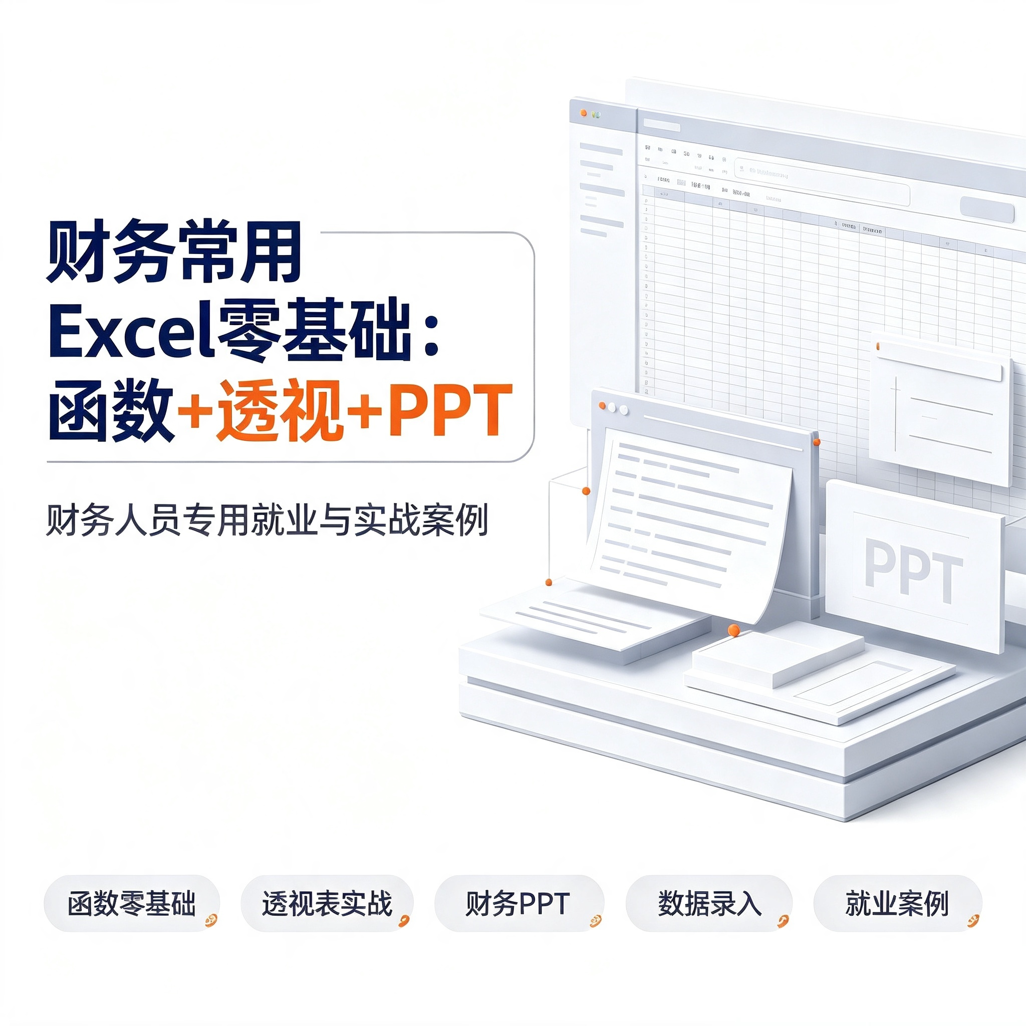 财务常用Excel视频辅导课零设计素材/源文件