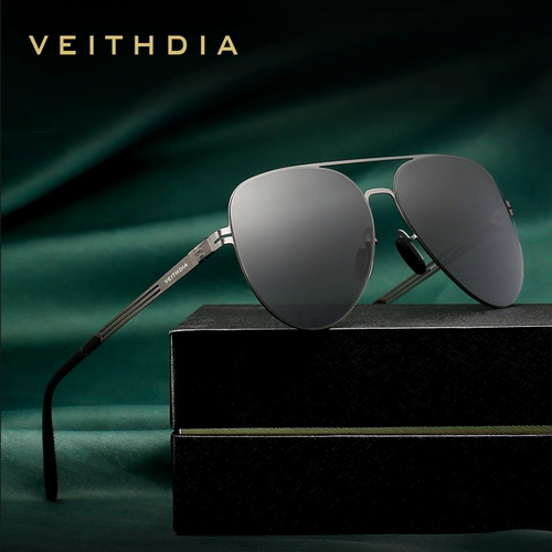 VeithdiaMen's sunglasses, sunglasses, anti-UV Fashionglasses