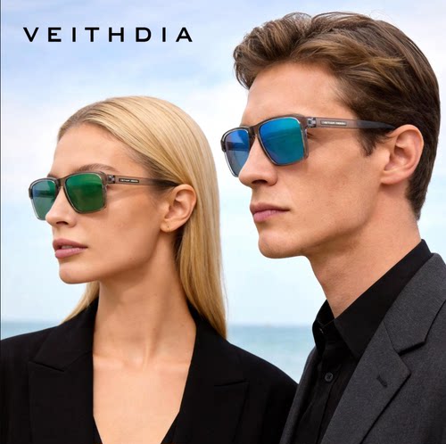 VEITHDIA/威斯.蒂亚 偏光太阳眼镜男女变色防紫外线墨镜定制近视