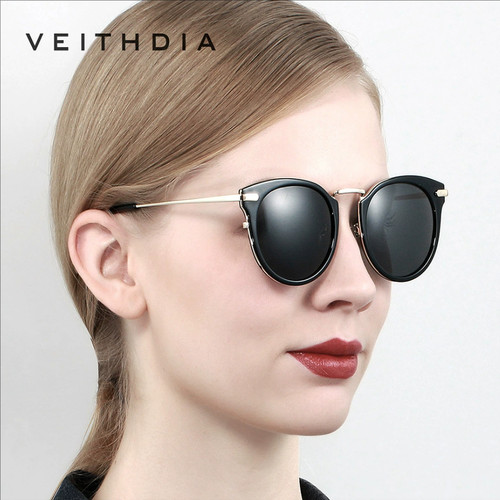 Veithdia/威斯．蒂亚 偏光镜女士墨镜太阳镜防紫外线可定制近视镜